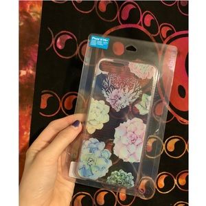 NWT Glitter Flower iPhone Case
